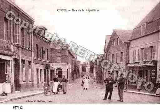 Ville de OISSEL, carte postale ancienne