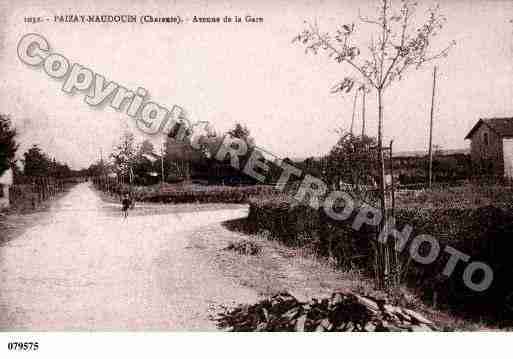 Ville de PAIZAYNAUDOUINEMBOURIE, carte postale ancienne