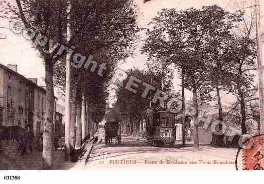 Ville de POITIERS, carte postale ancienne