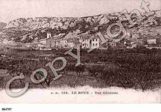 Ville de ROVE(LE), carte postale ancienne