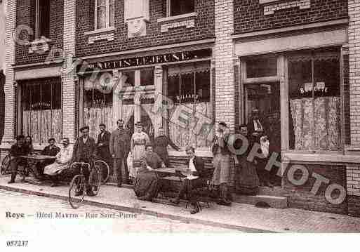 Ville de ROYE, carte postale ancienne