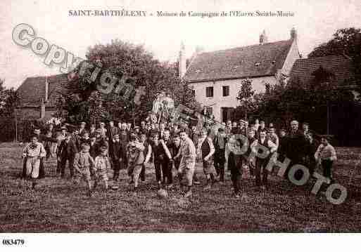 Ville de SAINTBARTHELEMY, carte postale ancienne