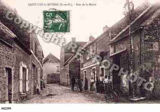 Ville de SAINTCYRLARIVIERE, carte postale ancienne