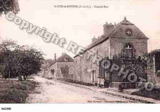 Ville de SAINTCYRLARIVIERE, carte postale ancienne