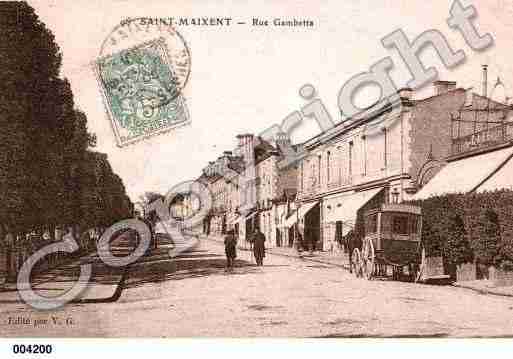 Ville de SAINTMAIXENTL'ECOLE, carte postale ancienne