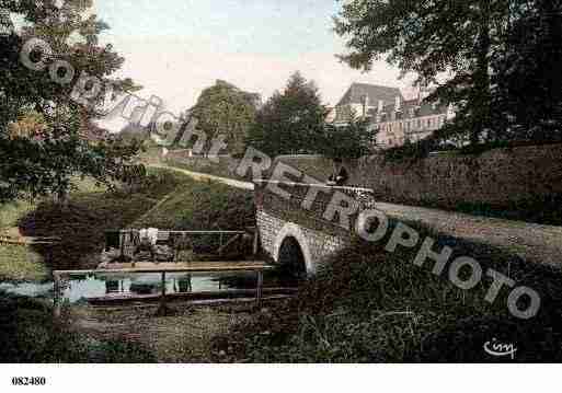 Ville de SAINTMARTINDESBOIS, carte postale ancienne