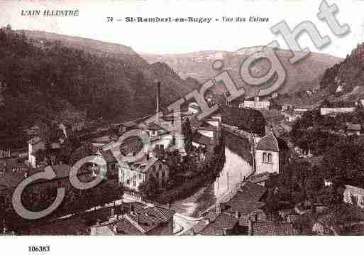 Ville de SAINTRAMBERTENBUGEY, carte postale ancienne