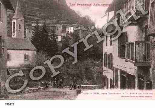 Ville de SEM, carte postale ancienne