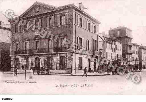 Ville de SEYNESURMER(LA), carte postale ancienne