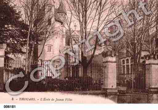 Ville de THOUARS, carte postale ancienne