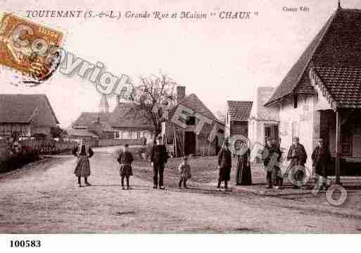 Ville de TOUTENANT, carte postale ancienne