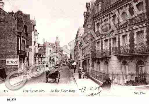 Ville de TROUVILLESURMER, carte postale ancienne