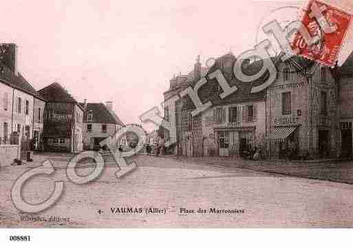 Ville de VAUMAS, carte postale ancienne