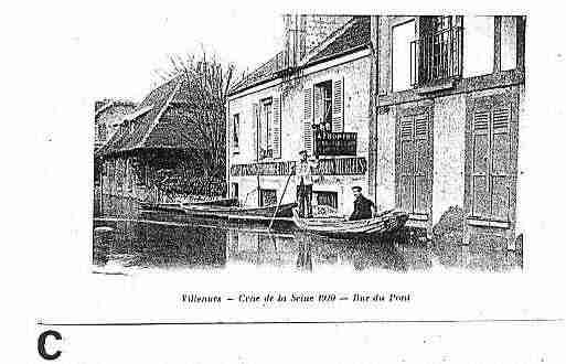 Ville de VILLENNESSSEINE, carte postale ancienne