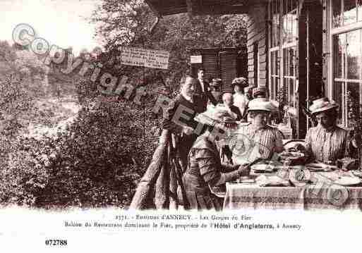 Ville de ANNECY, carte postale ancienne