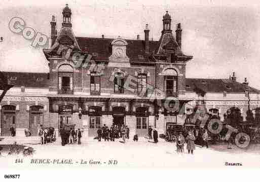 Ville de BERCK, carte postale ancienne