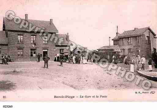 Ville de BERCK, carte postale ancienne