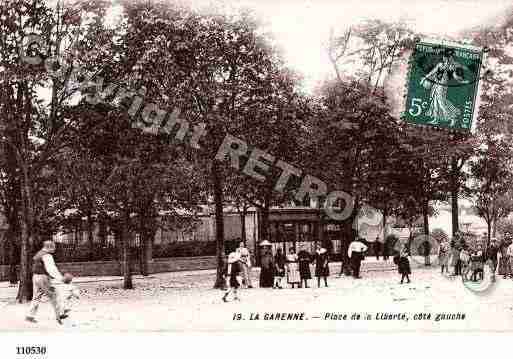 Ville de GARENNECOLOMBES(LA), carte postale ancienne