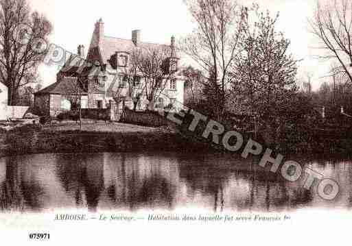 Ville de AMBOISE, carte postale ancienne