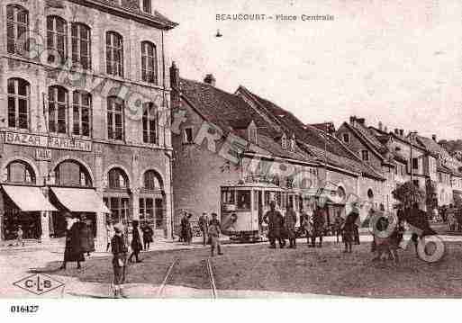 Ville de BEAUCOURT, carte postale ancienne