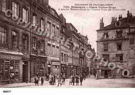 Ville de BESANCON, carte postale ancienne