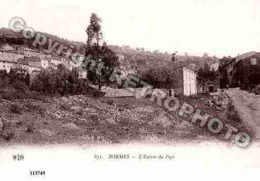 Ville de BORMESLESMIMOSAS, carte postale ancienne