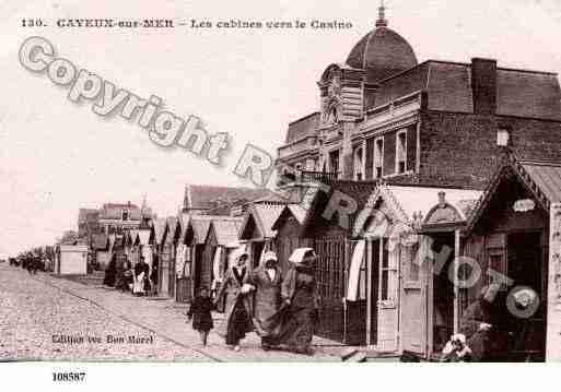 Ville de CAYEUXSURMER, carte postale ancienne