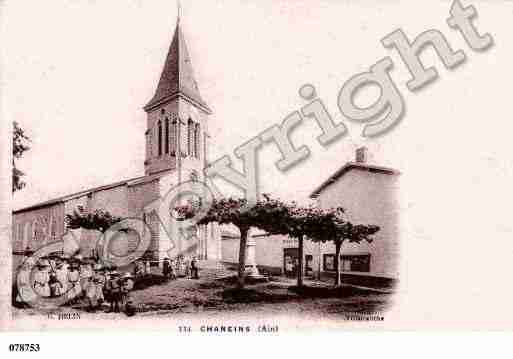 Ville de CHANEINS, carte postale ancienne