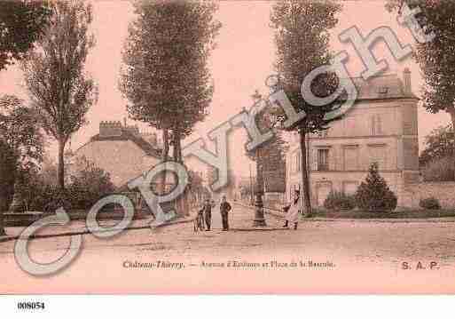 Ville de CHATEAUTHIERRY, carte postale ancienne