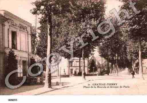 Ville de CHATEAUTHIERRY, carte postale ancienne