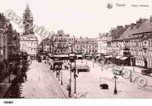 Ville de DOUAI, carte postale ancienne