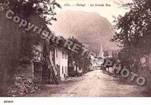 Ville de DUINGT, carte postale ancienne