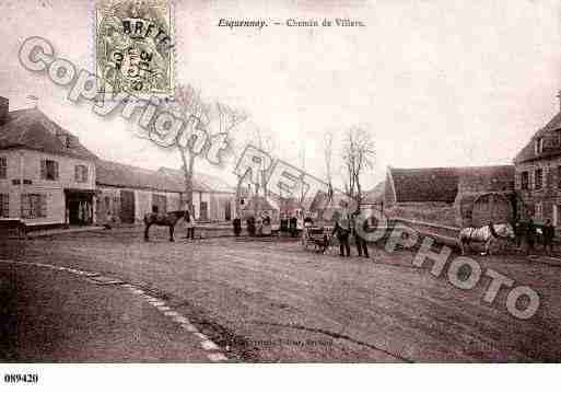 Ville de ESQUENNOY, carte postale ancienne