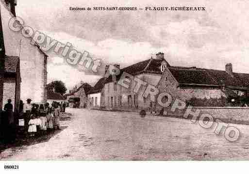 Ville de FLAGEYECHEZEAUX, carte postale ancienne