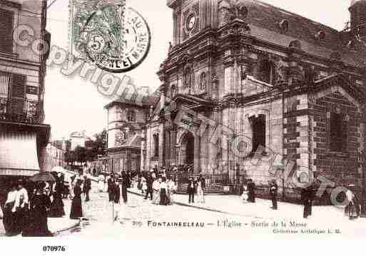 Ville de FONTAINEBLEAU, carte postale ancienne