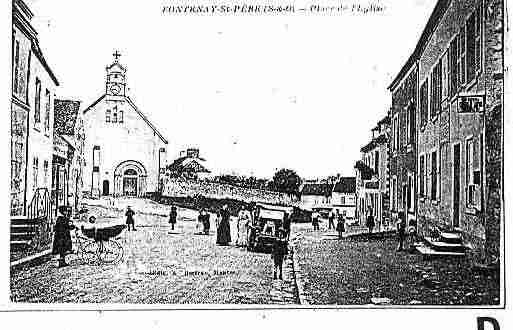 Ville de FONTENAYSTPERE, carte postale ancienne