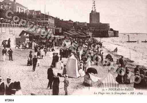 Ville de FOURAS, carte postale ancienne