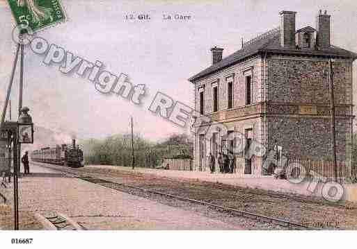 Ville de GIFSURYVETTE, carte postale ancienne