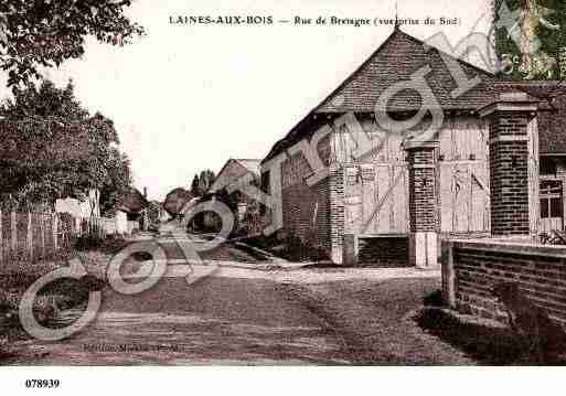 Ville de LAINESAUXBOIS, carte postale ancienne