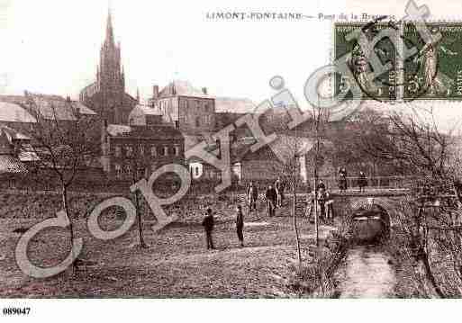 Ville de LIMONTFONTAINE, carte postale ancienne