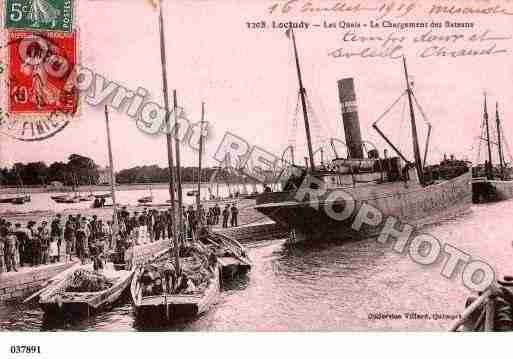 Ville de LOCTUDY, carte postale ancienne