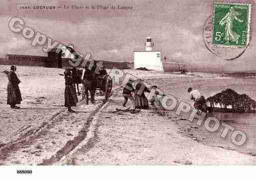 Ville de LOCTUDY, carte postale ancienne