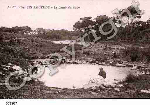 Ville de LOCTUDY, carte postale ancienne