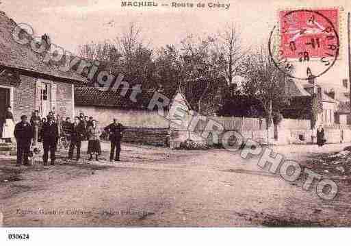 Ville de MACHIEL, carte postale ancienne