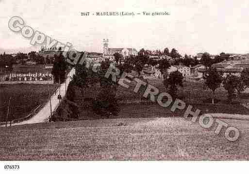 Ville de MARLHES, carte postale ancienne