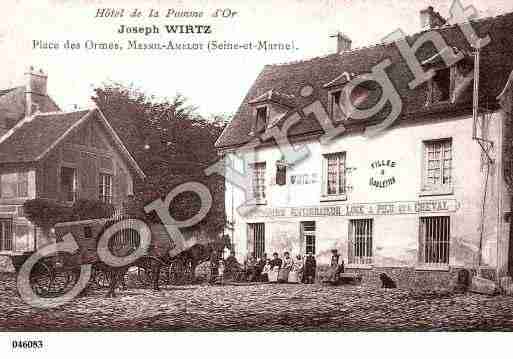 Ville de MESNILAMELOT(LE), carte postale ancienne