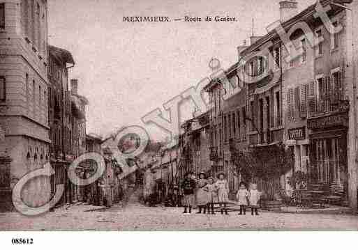 Ville de MEXIMIEUX, carte postale ancienne