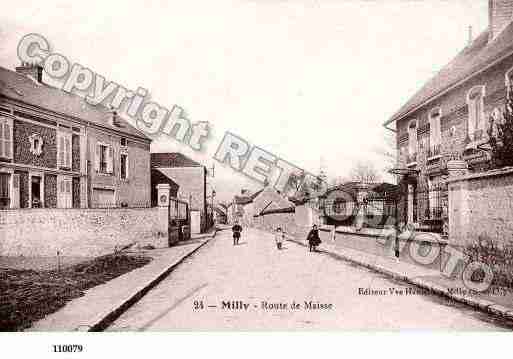 Ville de MILLYLAFORET, carte postale ancienne