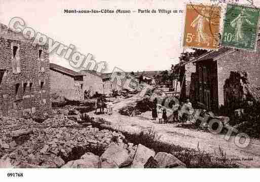 Ville de MONTVILLERS, carte postale ancienne