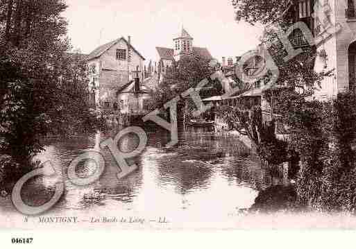 Ville de MONTIGNYSURLOING, carte postale ancienne